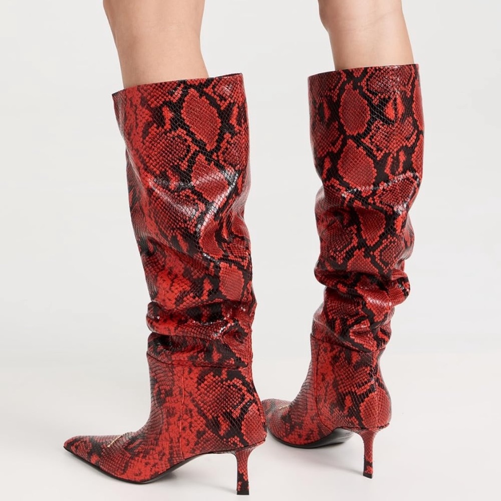 Alexander wang red viola 65 boots NWB 6 - Picture 2 of 5